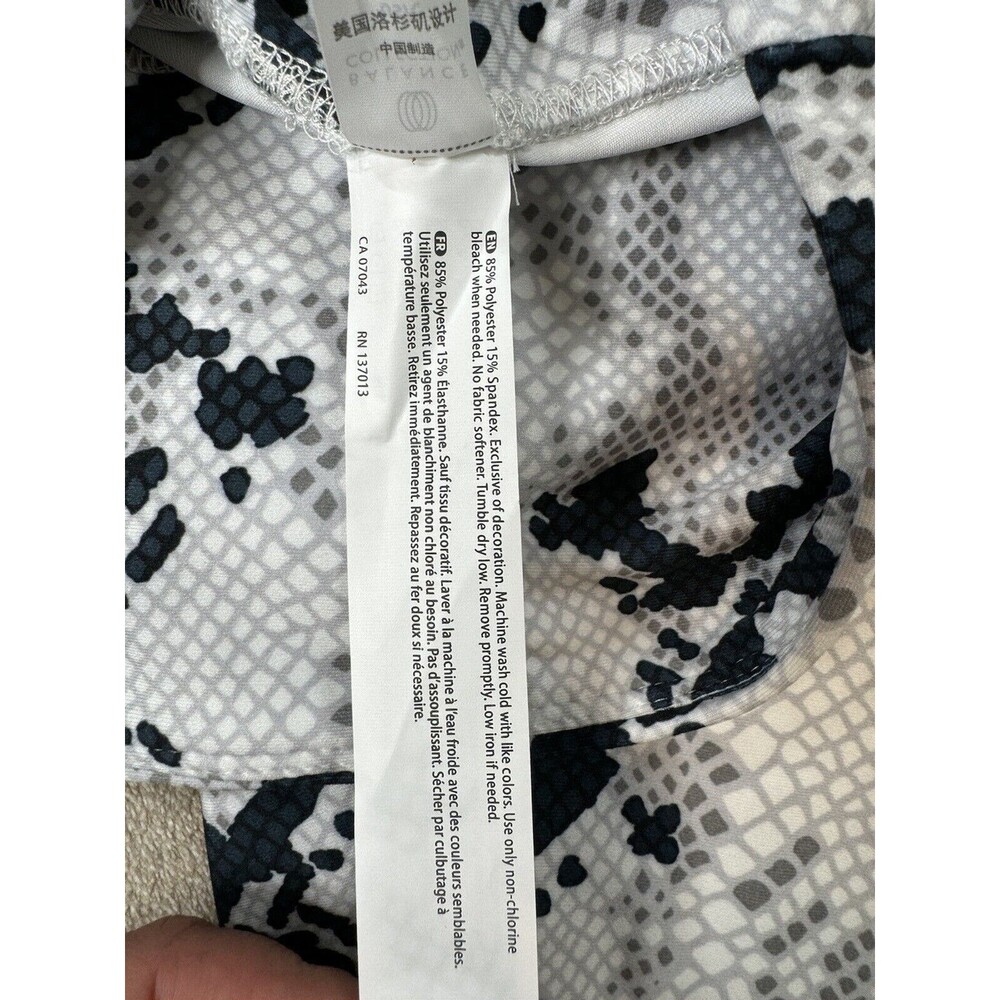 Balance  Collection Womens Contender High Rise  Legging Snake Print Size M,new - Picture 11 of 14